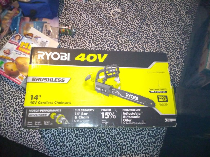 Ryobi 40 V Chainsaw