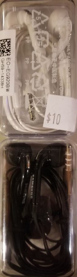Skullcandy Samsung JVC iPhone earbuds headphones ear bud many different types of available