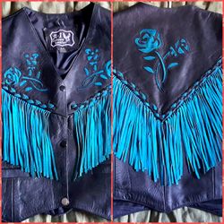 Ladies Leather Vest