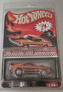 Hot Wheels RLC 2004 Selections Mustang Mach 1 Spectraflame Orange Sealed