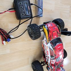 Upgraded TRAXXAS RUSTLER 2WD, WITH EXTRAS 