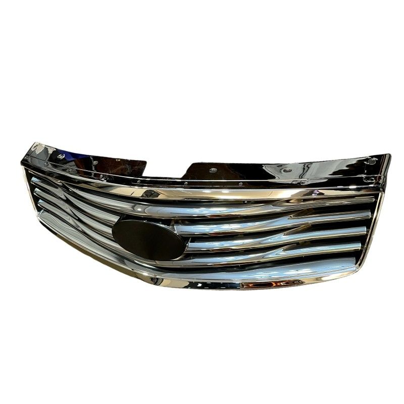 FOR INFINITI EX35 FRONT BUMPER UPPER GRILLE CHROME W/O CAMERA & EMBLEM