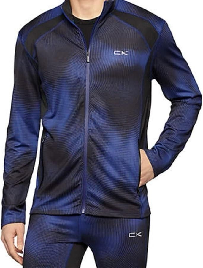 Calvin Klein Men's Printed 1.5 Layer Full Zip Size M