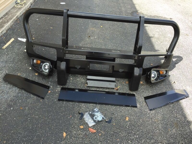 1998-2002 land cruiser Lexus lx470 off road winch bumper bull bar 100 series