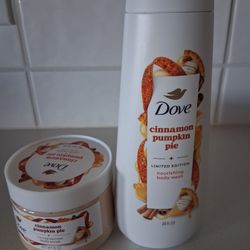 Dove Holiday Body Wash And Scrub 