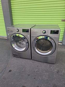 LG washer and gas dryer