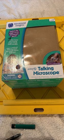 Educational Insights Geo Safari Jr Talking Microscope with 18 Slides Bindi Irwin Voice
