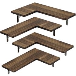 4-Piece Corner Floating Shelves 