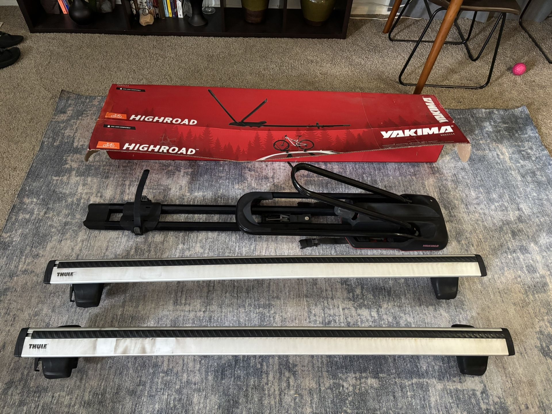 THULE, 53 inch Aeroblade Load Bars, item #ARB53, pair