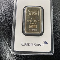 Suisse 1 Oz Gold Bar 