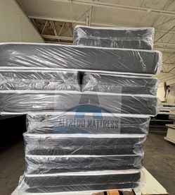 NEW FULL SIZE 54x75” MATTRESS AND BOX SPRING-2pcs