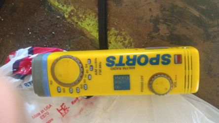 Sports Portable And FM Radio