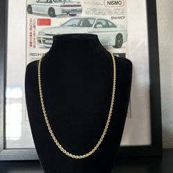 14k Rope chain