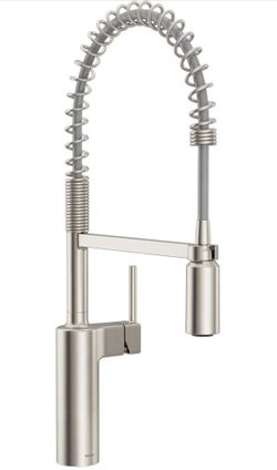 Moen Inara Stainless Spring Pulldown Kitchen Faucet