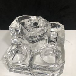 House Decor Crystal Candle Holder