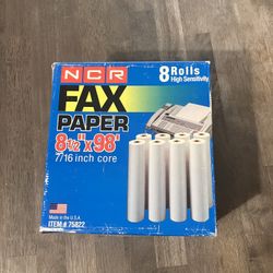 NCR Fax Paper 5 Rolls 