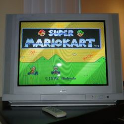 27 Inch CRT TV JVC Flat-screen 