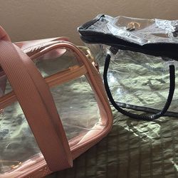 Clear purse/ concert bags $5 (for both)