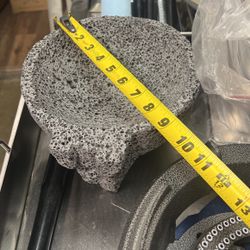 Molcajete Nuevo Piedra Negra Volcánica