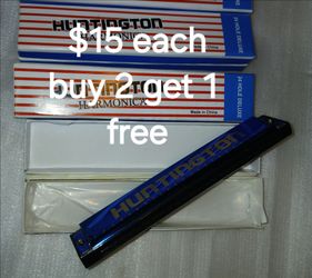 New 24 hole, 2 octave weekender harmonica key of C
