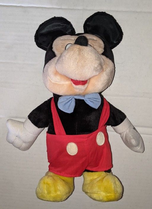 VTG 1987 Walt Disney World of Wonder Little Boppers Mickey Mouse Sound Activated Dancing Mickey