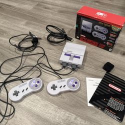 🎮 Authentic Super Nintendo Classic Edition – 20 Legendary Games + Original Box! Great Christmas Gift!