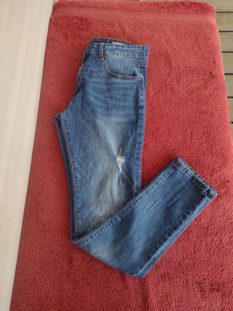 Mens Aeropostale Super Skinny Jeans- 34X32