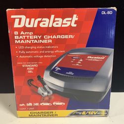 Duralast DL-8D 8Amp 6/12v Battery Charger/Maintainer