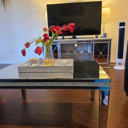Mirrored Cocktail Table 