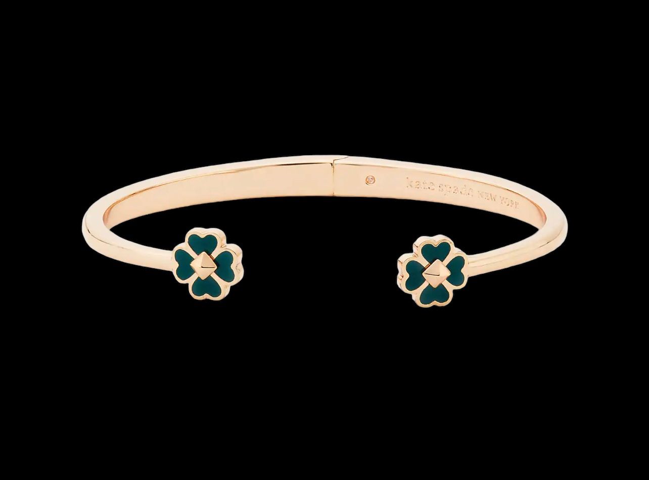 Kate Spade enamel hinge cuff 