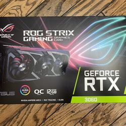 ASUS ROG Strix NVIDIA GeForce RTX 3060 OC Edition Gaming Graphics Card