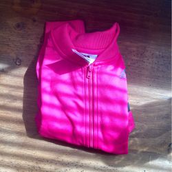 Pink Adidas Zip Up Size 6x Kids