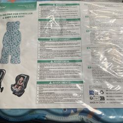 Stroller Cooling Pad | Universal Carseat Cooling Pad, Air Cool Mesh Seat Cushion for Stroller, Car Seat, High Chair, Bassinet, Swing, Crib, Keep Baby 