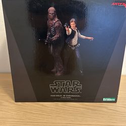 Han solo & chewbacca 1/10 Scale Model Kit