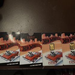 PAMP 1 Gram Gold Bar (Hot Wheels edition)
