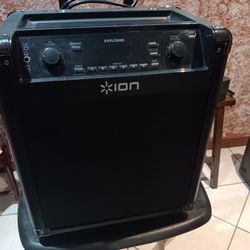 ION EXPLORER SPEAKER BLUETOOTH. MICR...AUX...USB ...WITH POWER CABLE