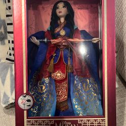 Disney Store 2018 Mulan 17” LE Doll New 