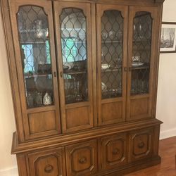 Mid Century China Cabinet Drexel Furnature 