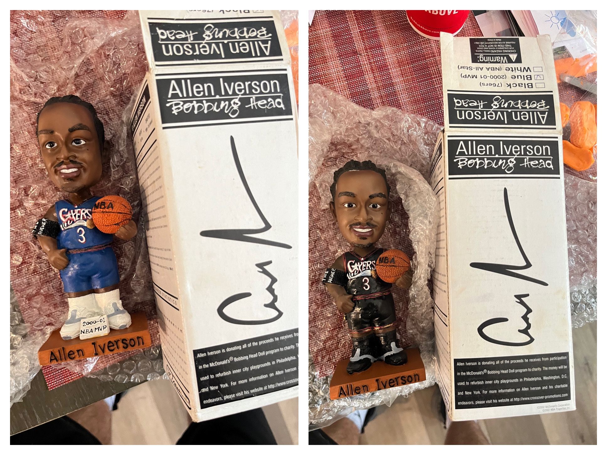 Allen Iverson Bobble heads 