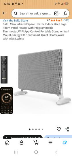Heater New with remote