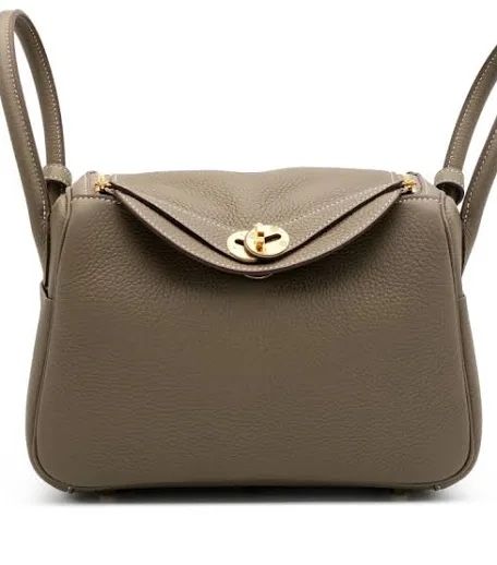 Hermes Lindy Etaupe Shoulder Bag Purse Handbag 