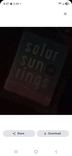 Solar Sun rings pool warmer