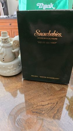 Snowbabies Moving Musical Figurine