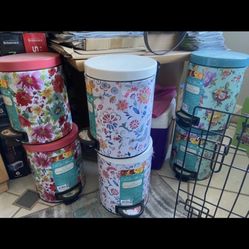 Pioneer Woman Brand Mini Trash Cans