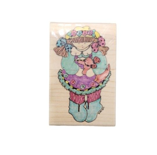 Vintage Dani-Raye E1054 Rubber Stamp