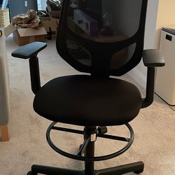 Tall Desk/Drafting Chair