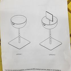 FISH BOWL STAND 