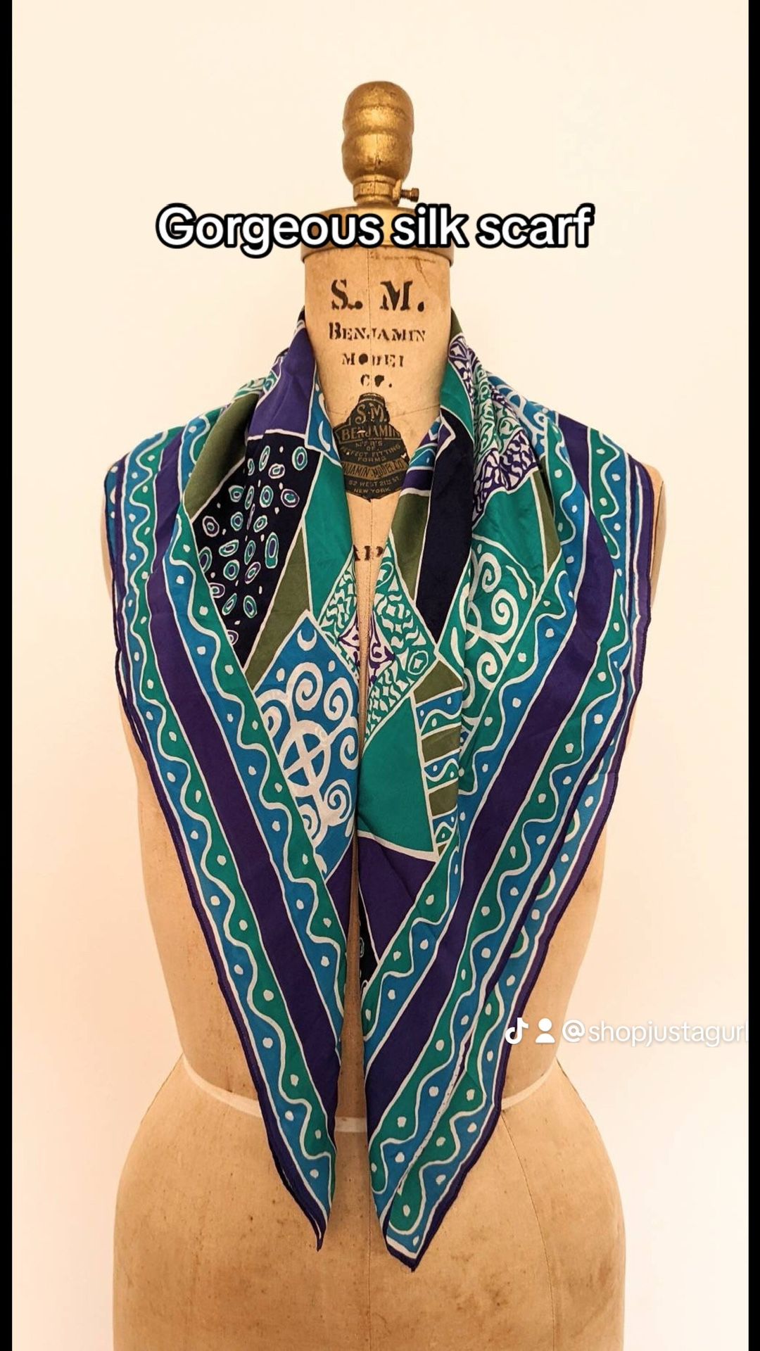 100% Silk Scarf