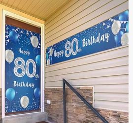 Birthday decorations 80th