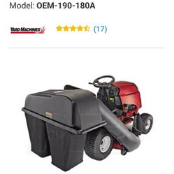 Riding Lawn Mower 38" Mtd Gas Dual Bags 